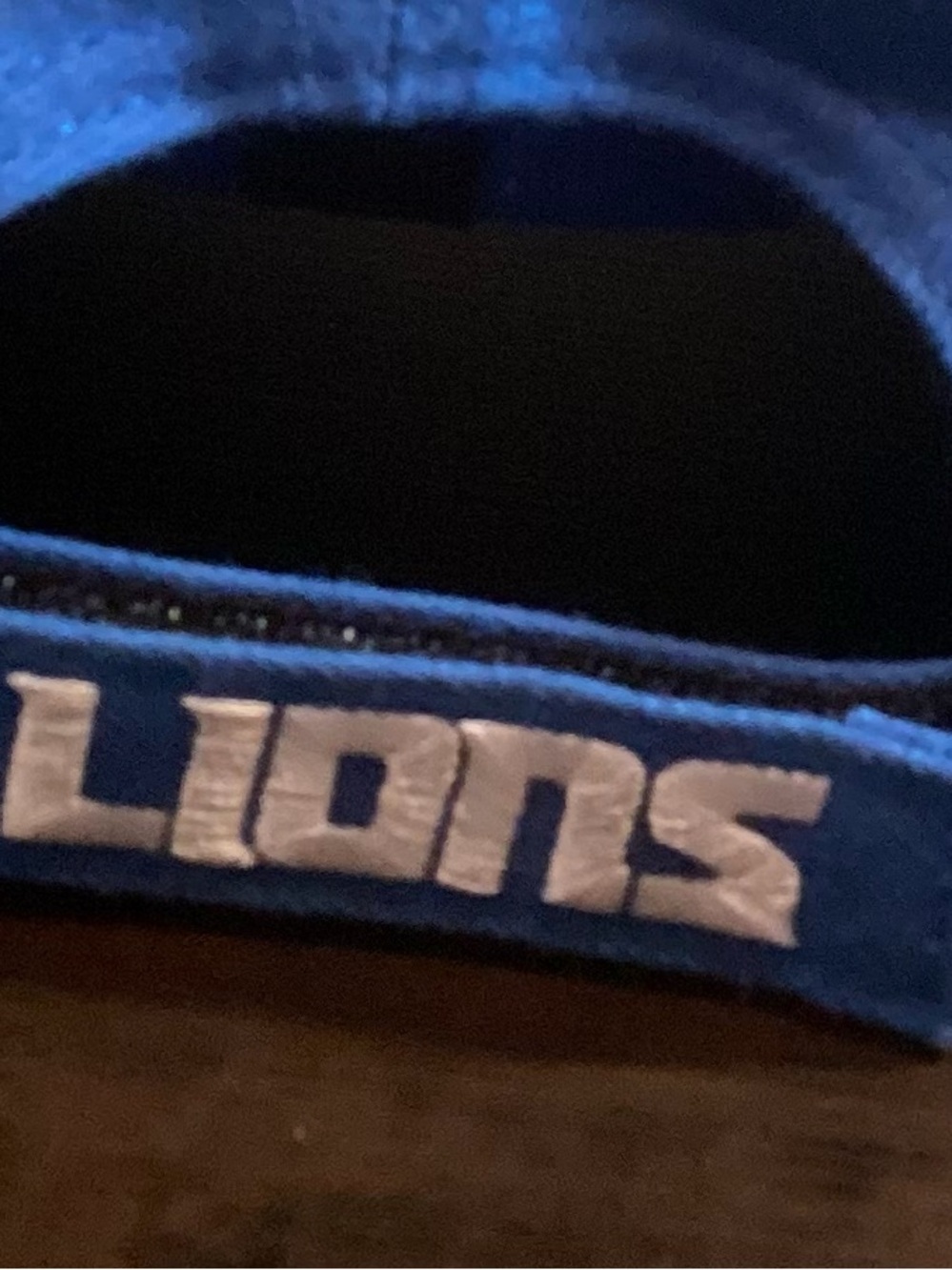 Detroit Lions Blue Baseball Cap - Picture 3 of 7